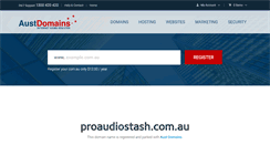 Desktop Screenshot of proaudiostash.com.au