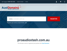 Tablet Screenshot of proaudiostash.com.au
